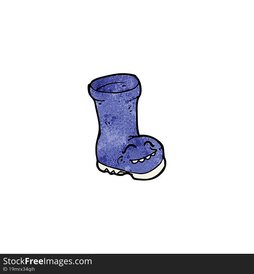 wellington boot cartoon character