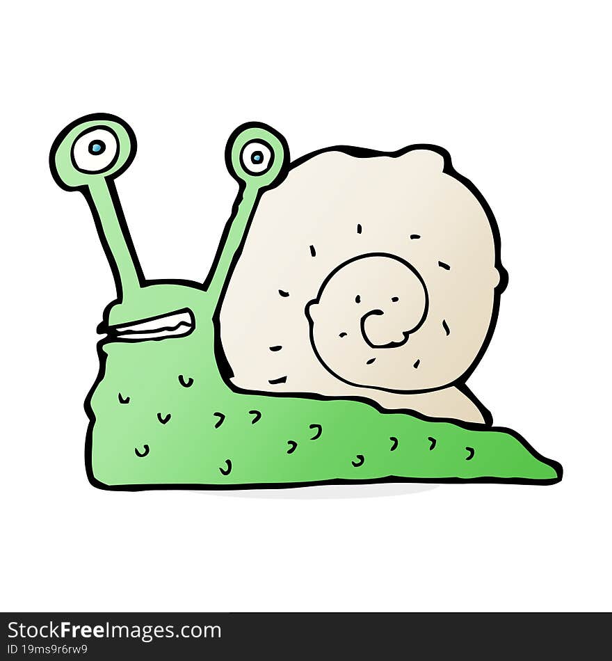 cartoon snail