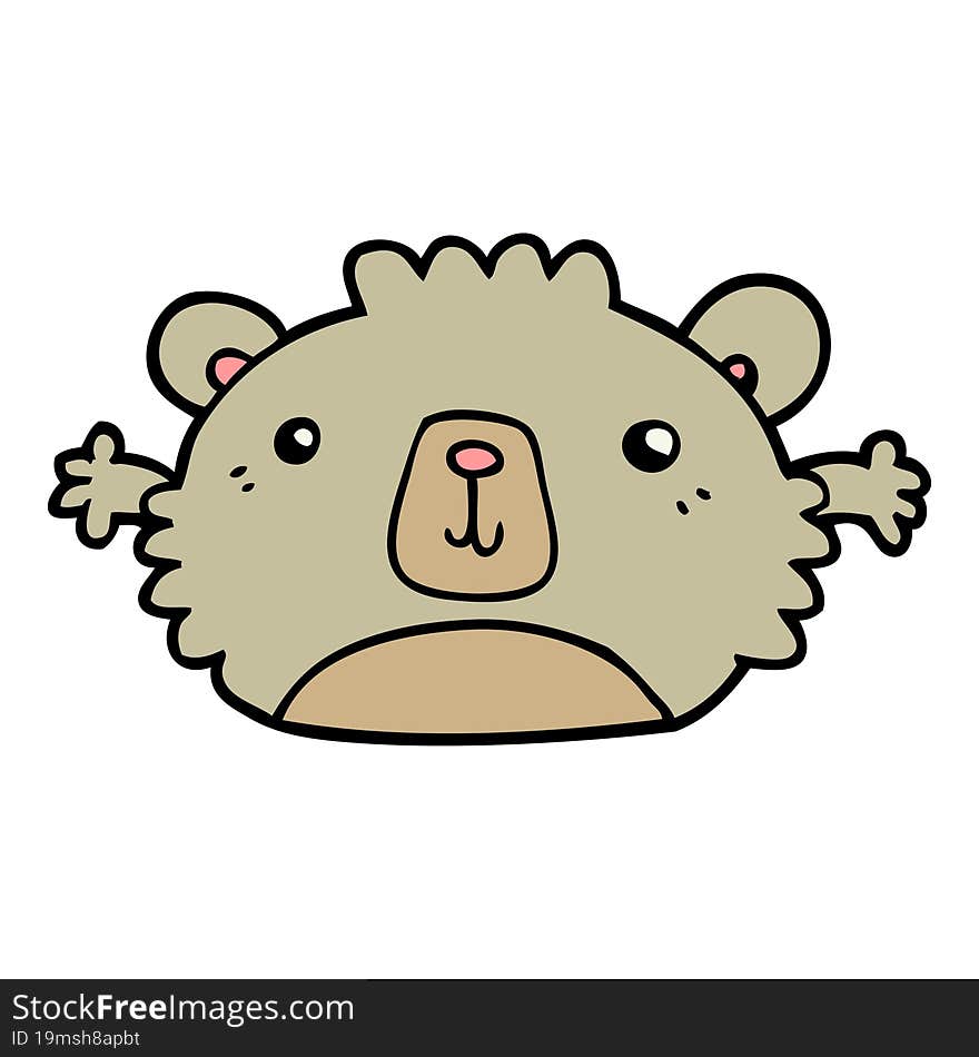 funny cartoon bear