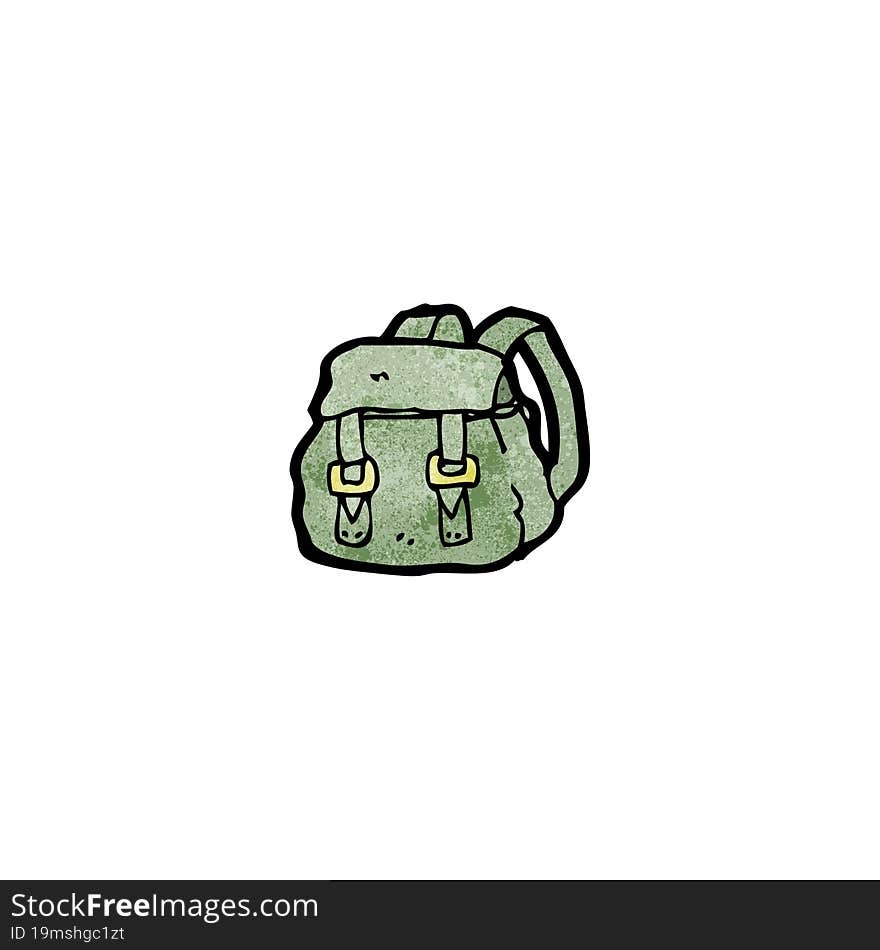 cartoon backpack