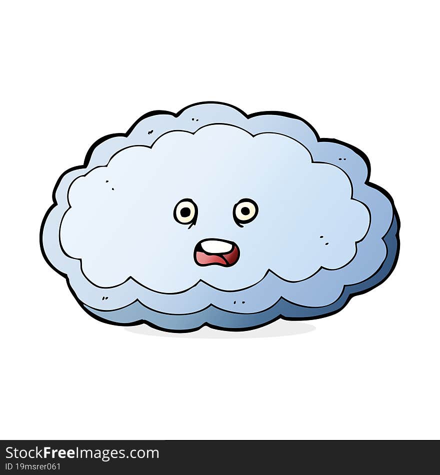 cartoon decorative cloud