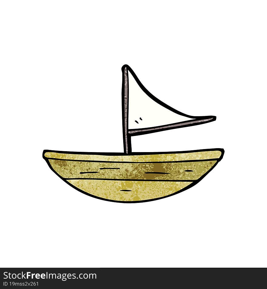 cartoon boat