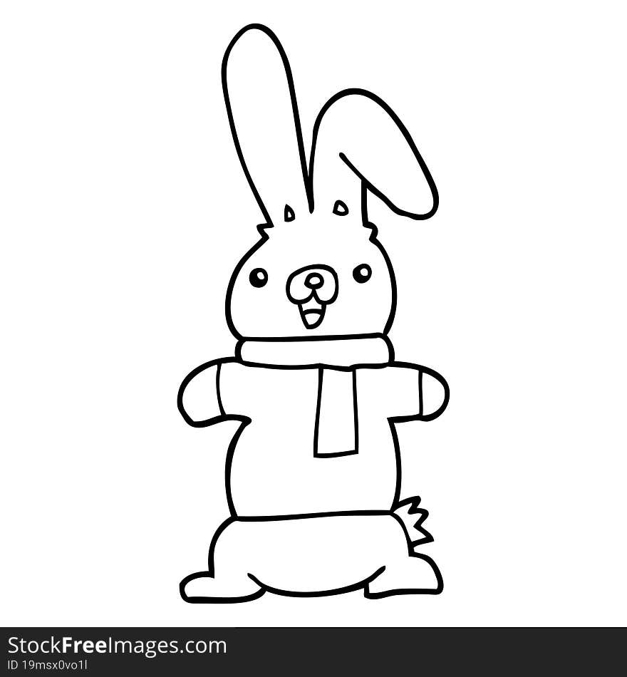 cartoon rabbit