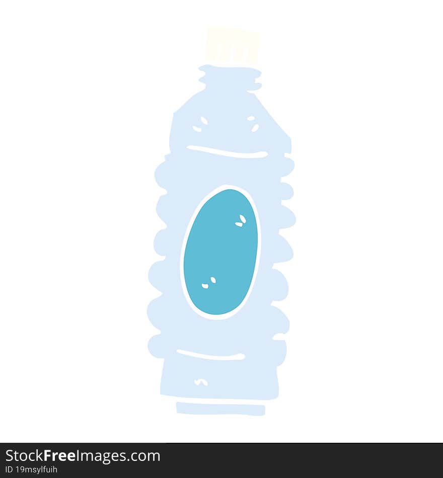 cartoon doodle water bottle