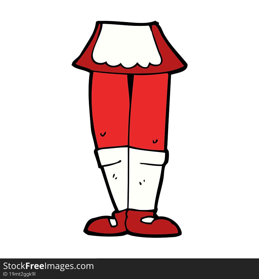 Cartoon Female Legs