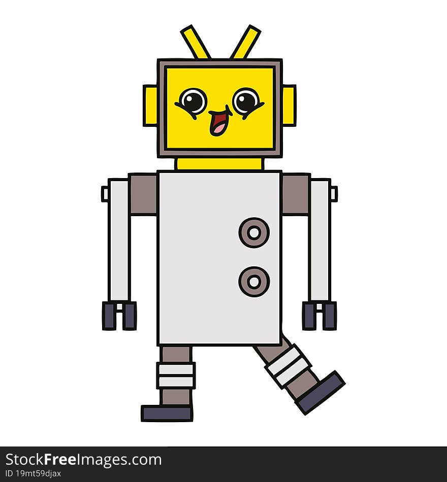 Cute Cartoon Robot