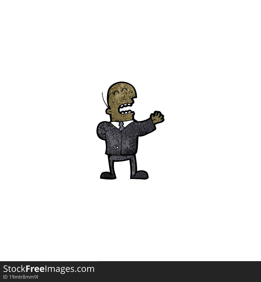 cartoon businessman