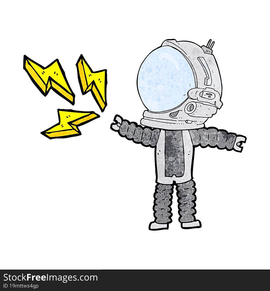 Cartoon Space Man