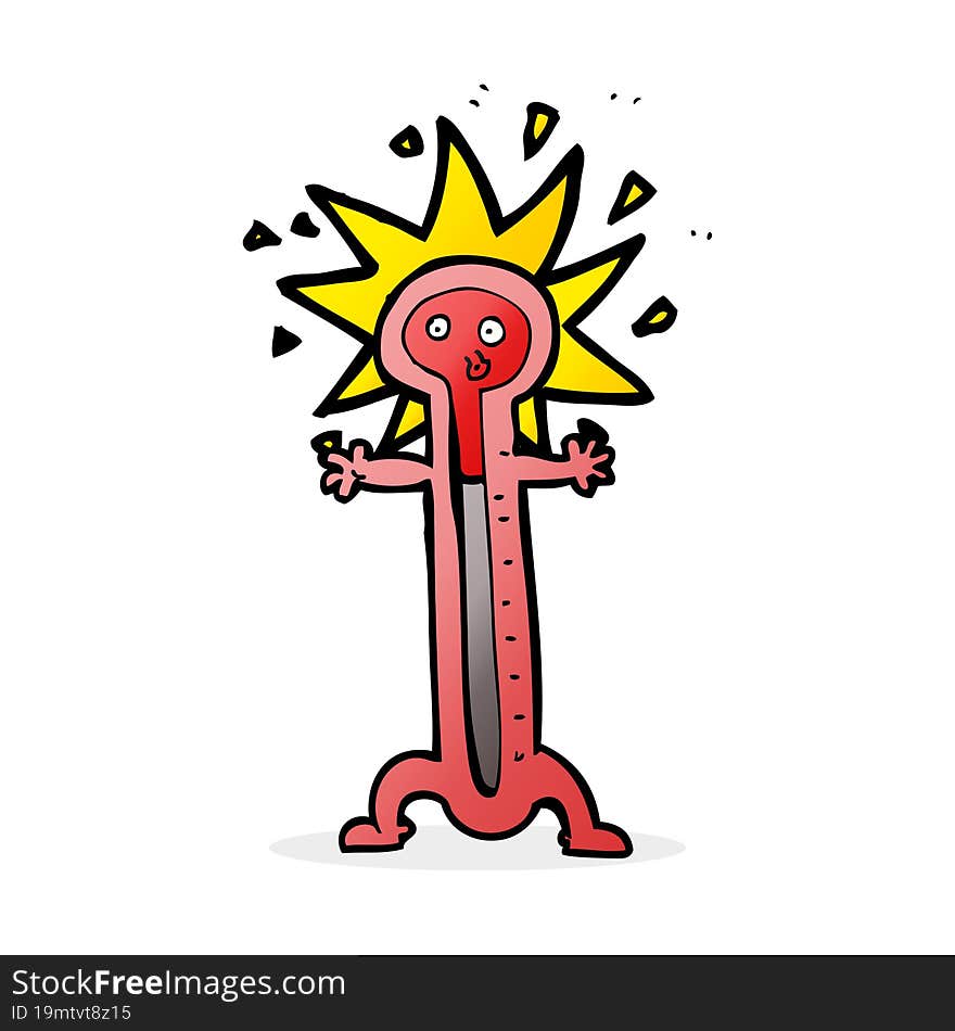 Cartoon Thermometer