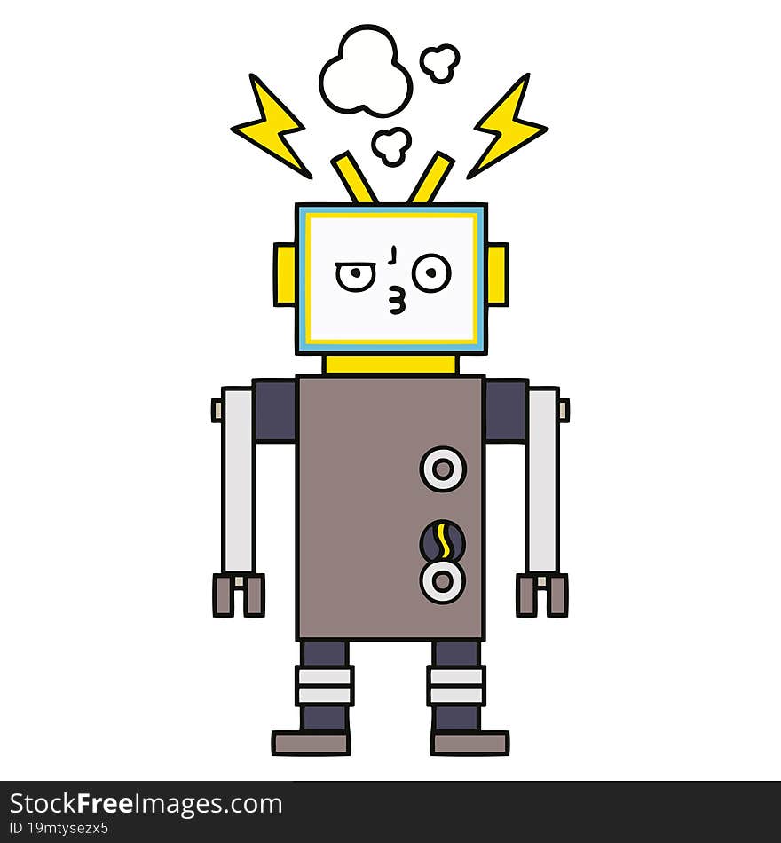 Cute Cartoon Robot