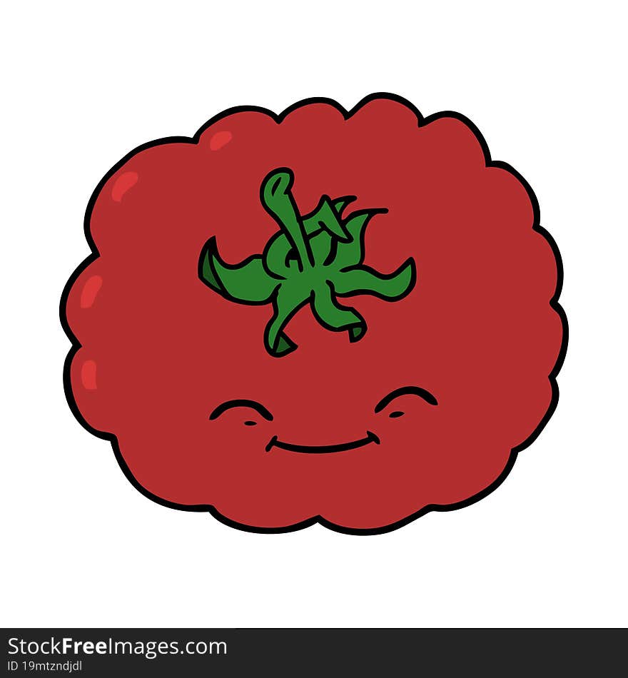 cartoon tomato. cartoon tomato