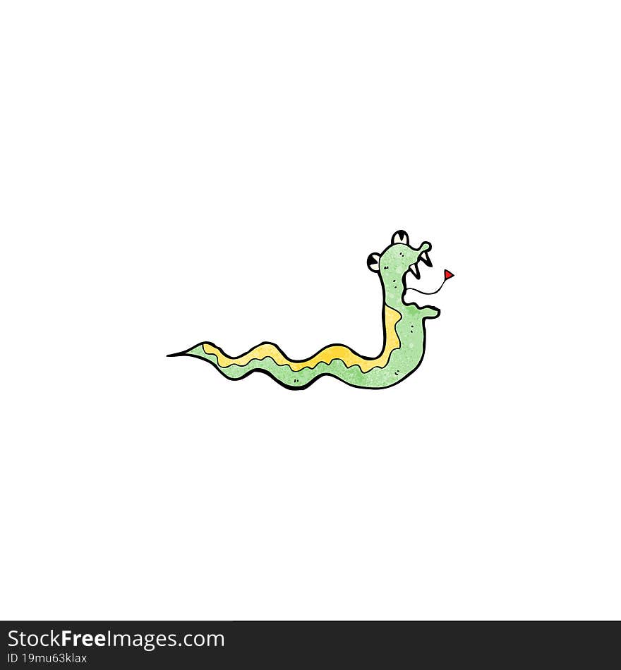 cartoon snake