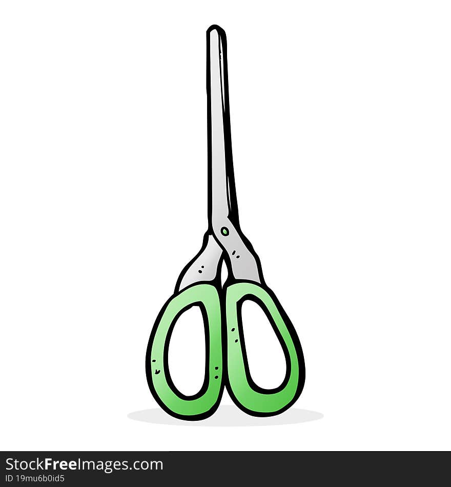 cartoon scissors