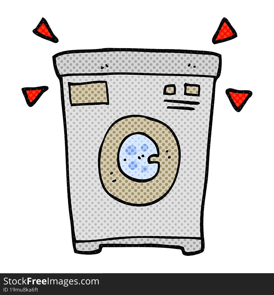 Cartoon Washing Machine