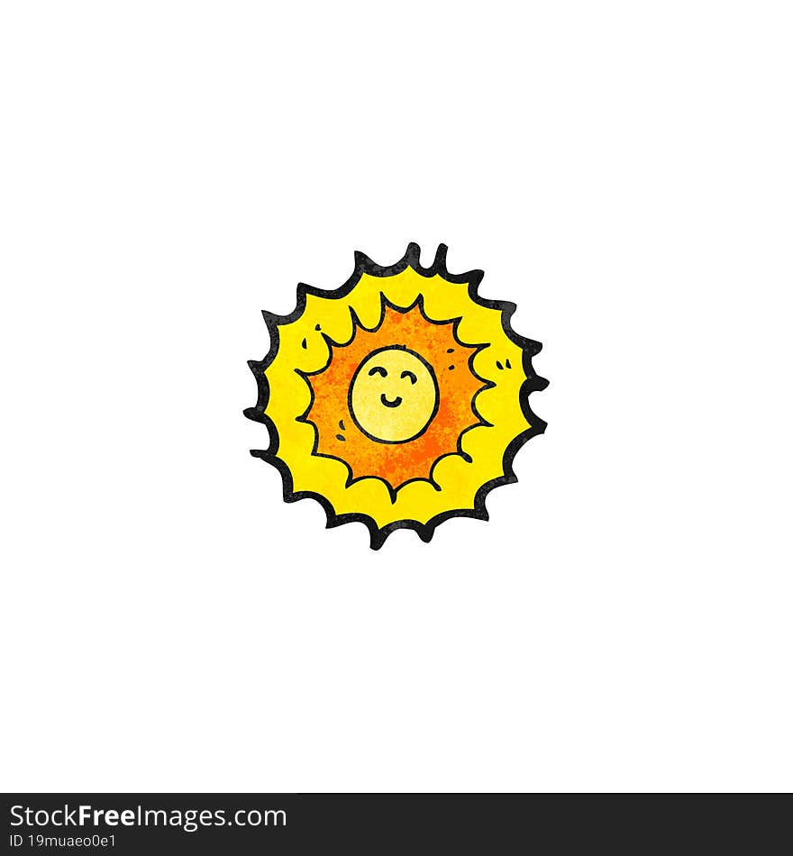 cartoon sun