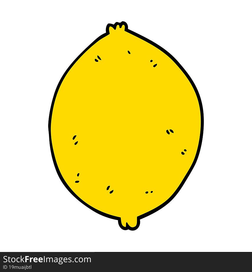 cartoon lemon