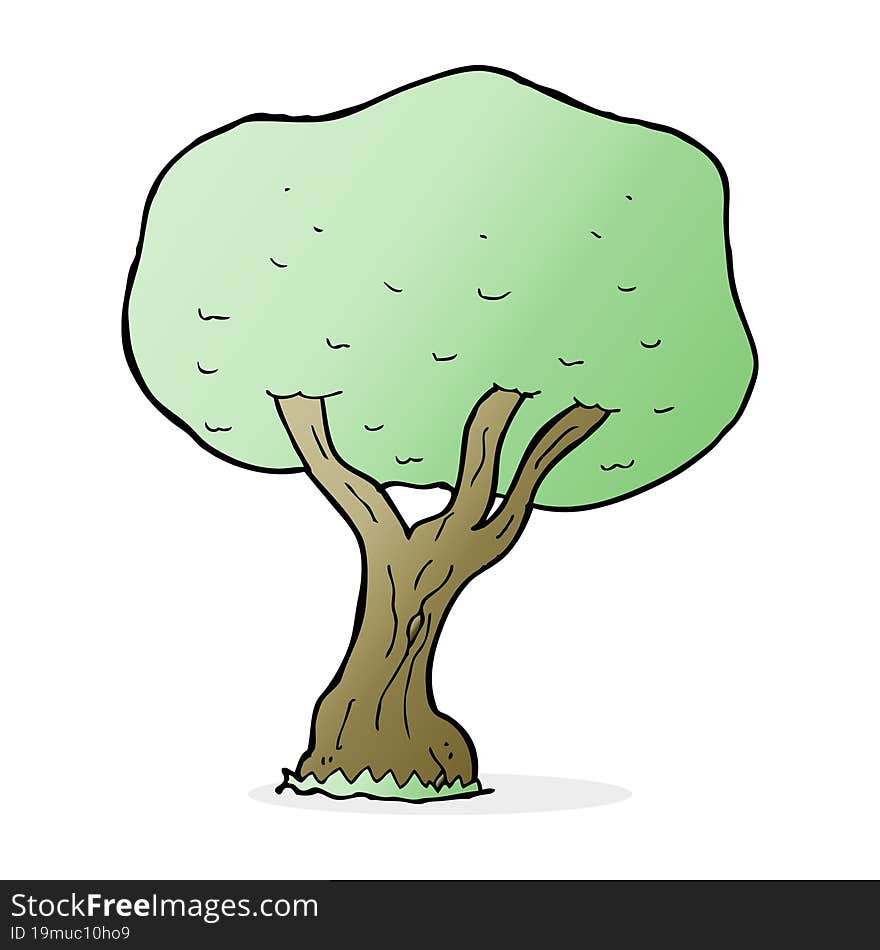 cartoon tree