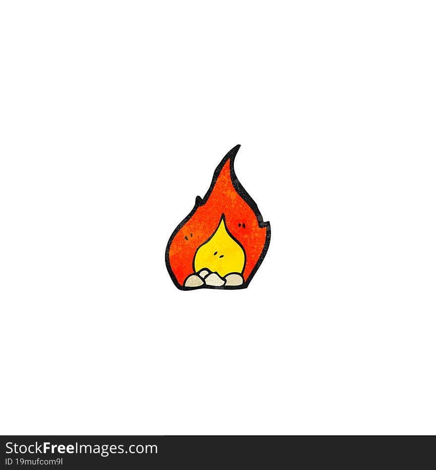 cartoon fire