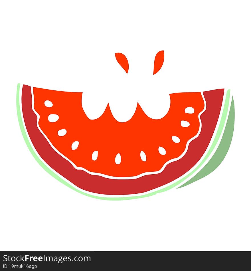 cartoon doodle watermelon