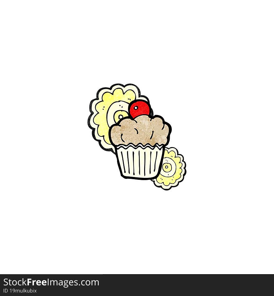 cartoon cupcake