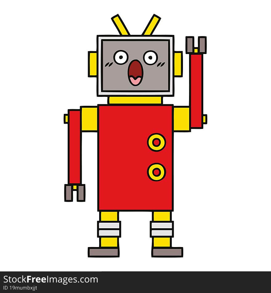 Cute Cartoon Robot