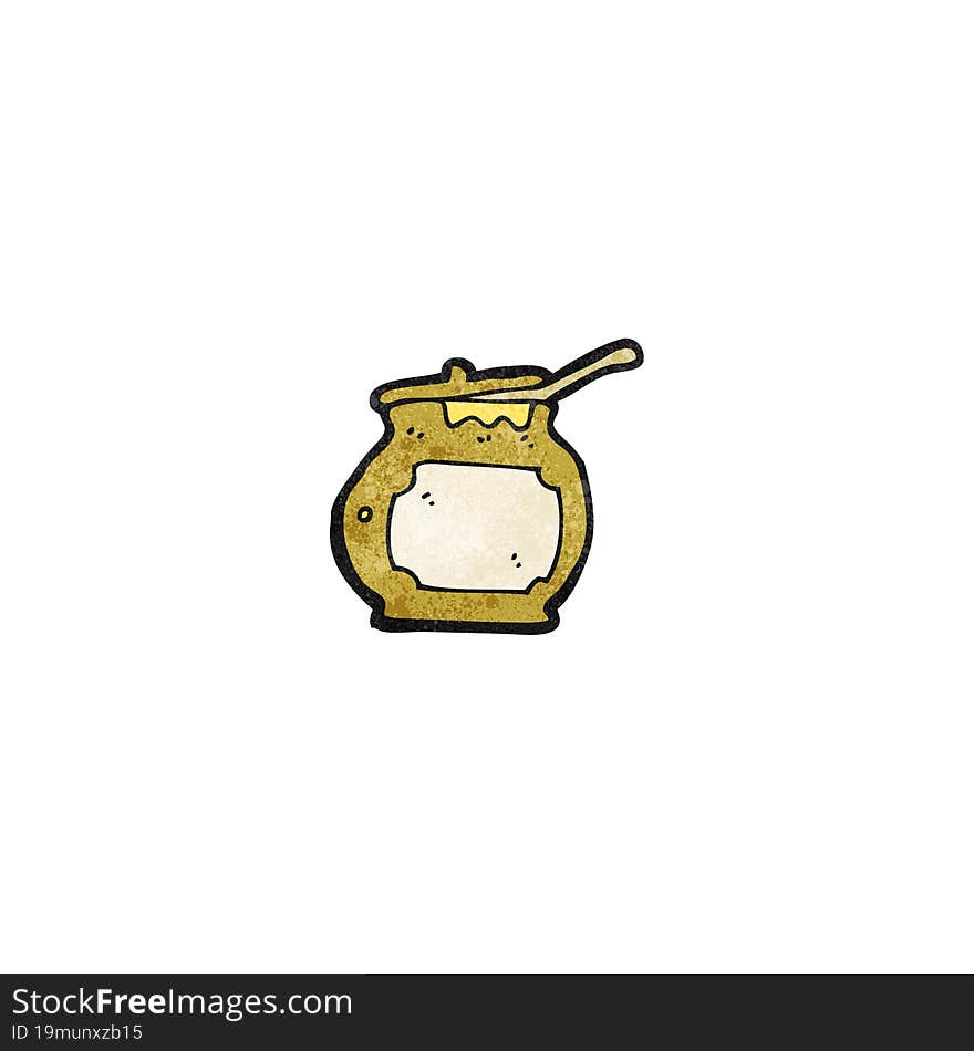 Cartoon Honey Pot