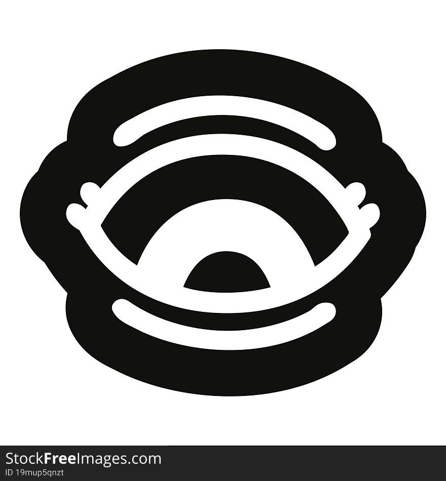 staring eye icon symbol