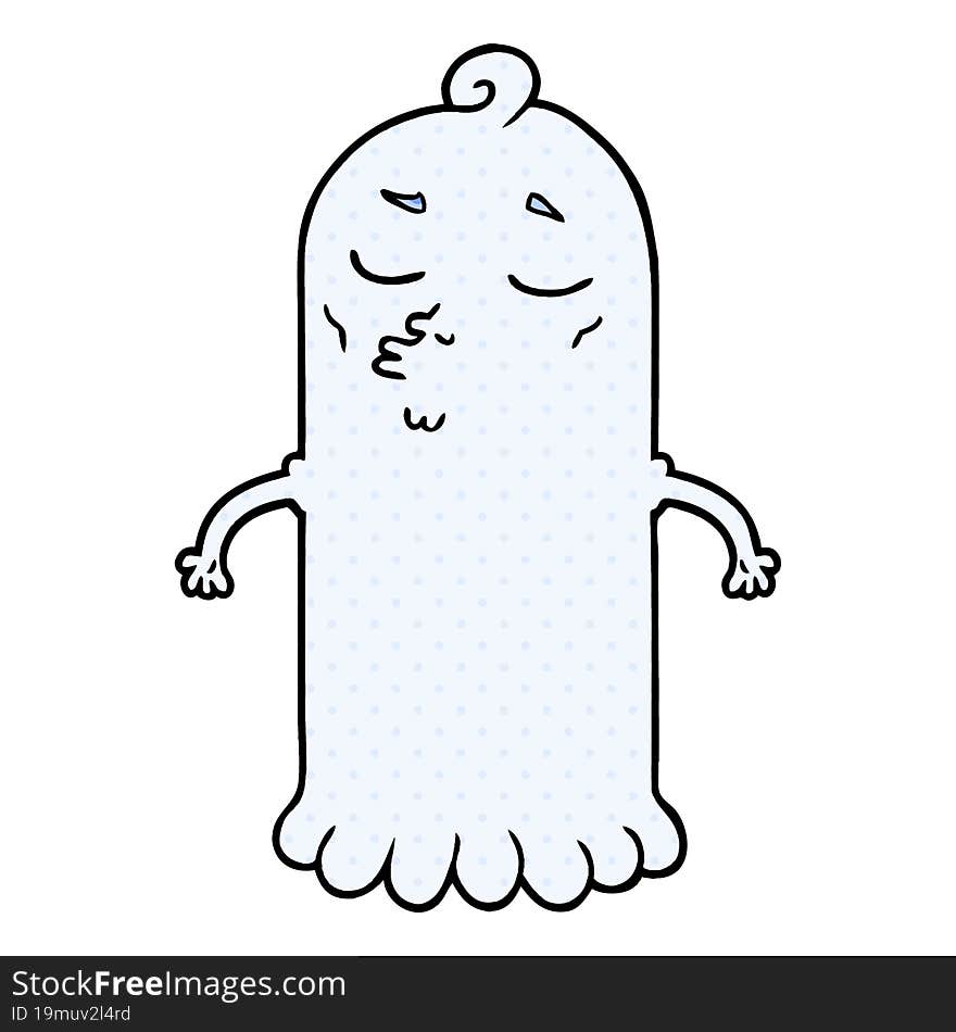 cartoon ghost. cartoon ghost