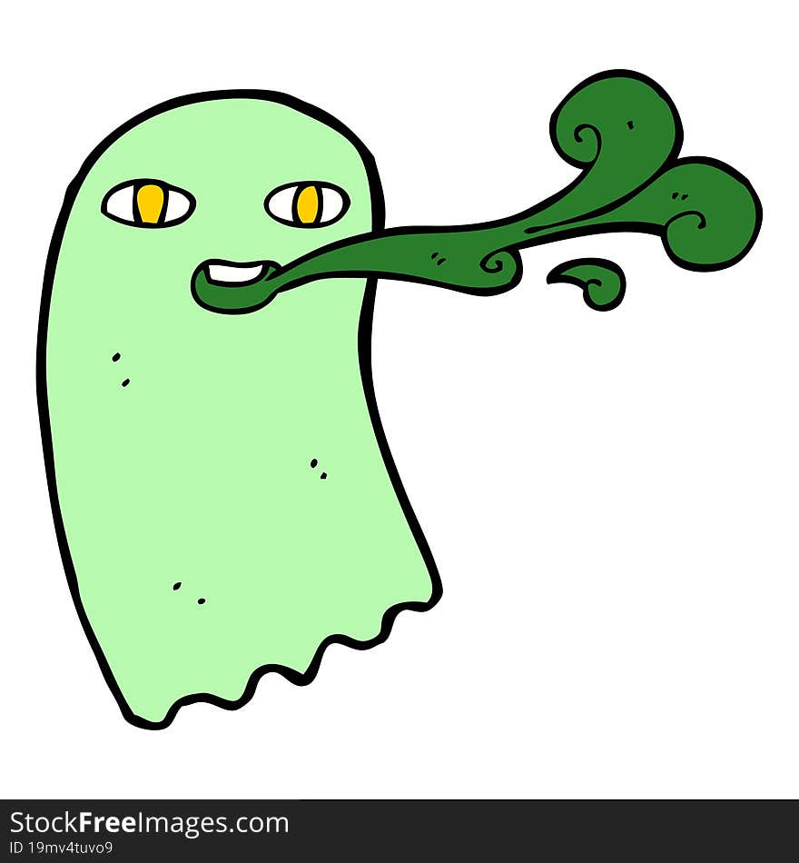 funny cartoon ghost