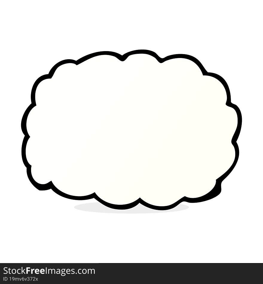 cartoon cloud symbol