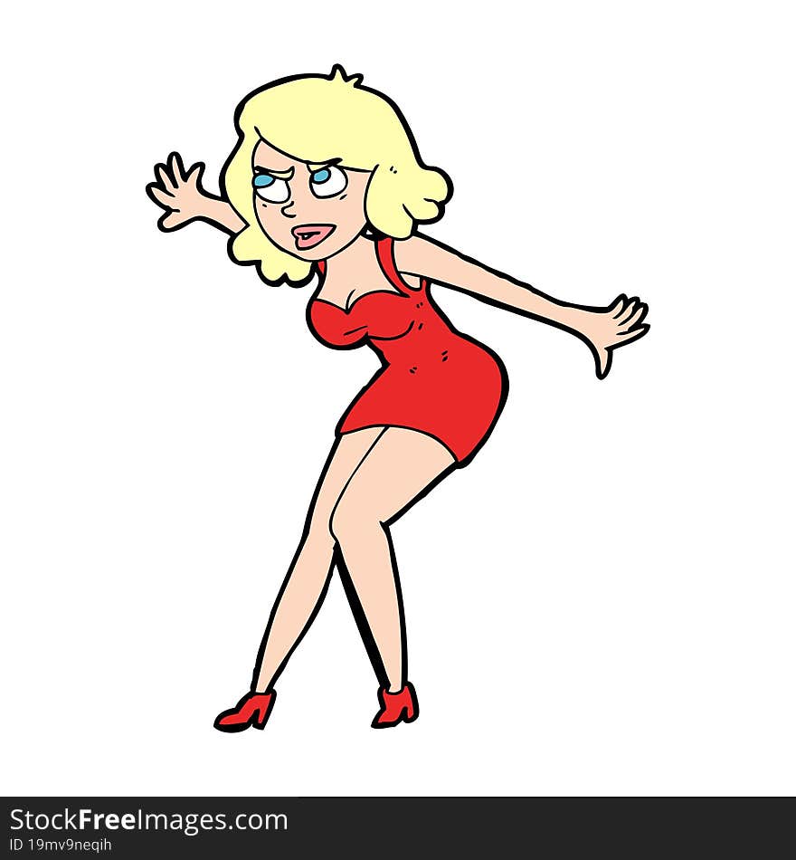 cartoon female spy