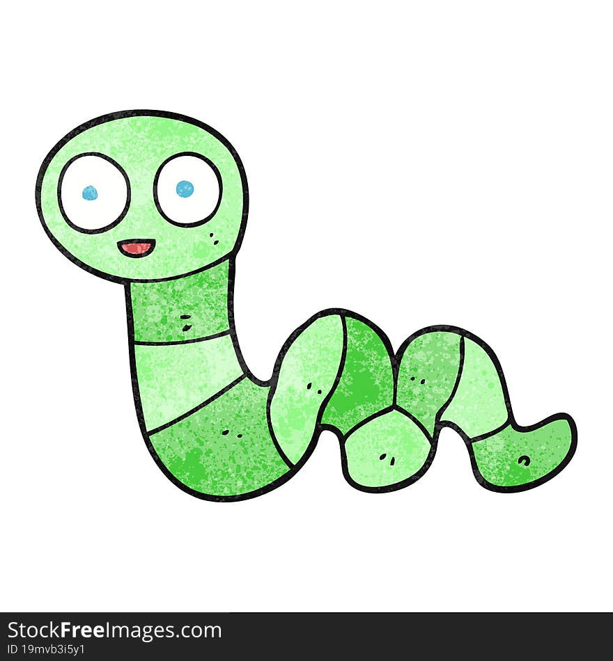 textured cartoon snake