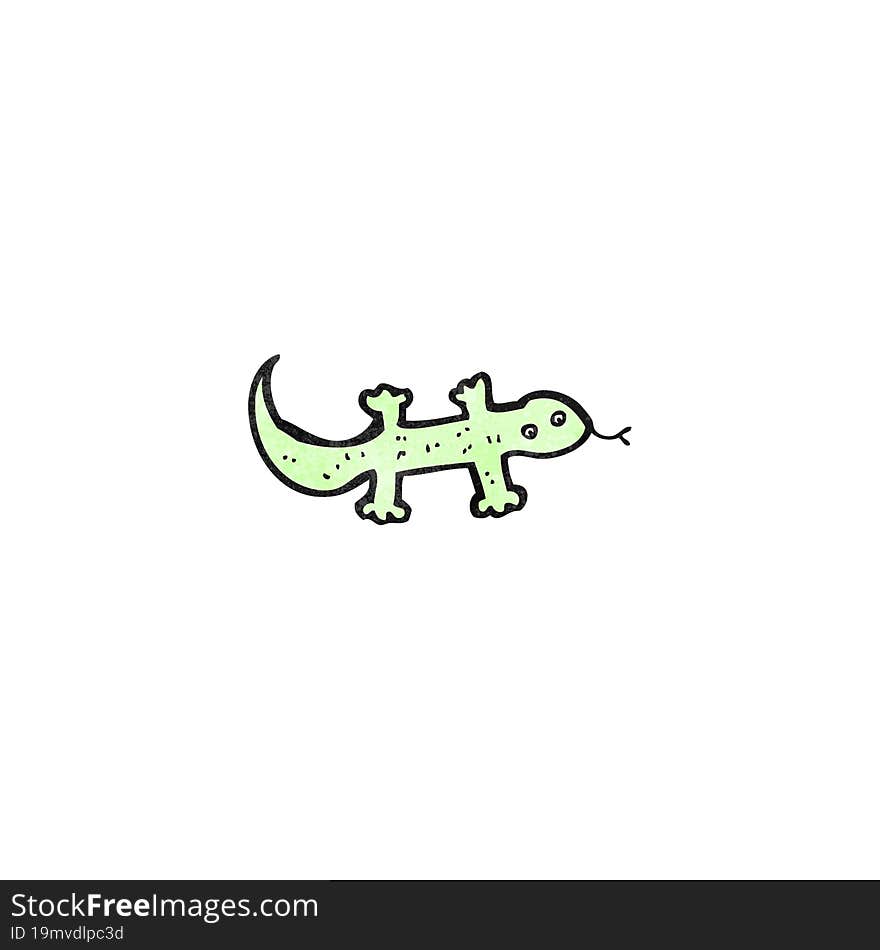 cartoon lizard