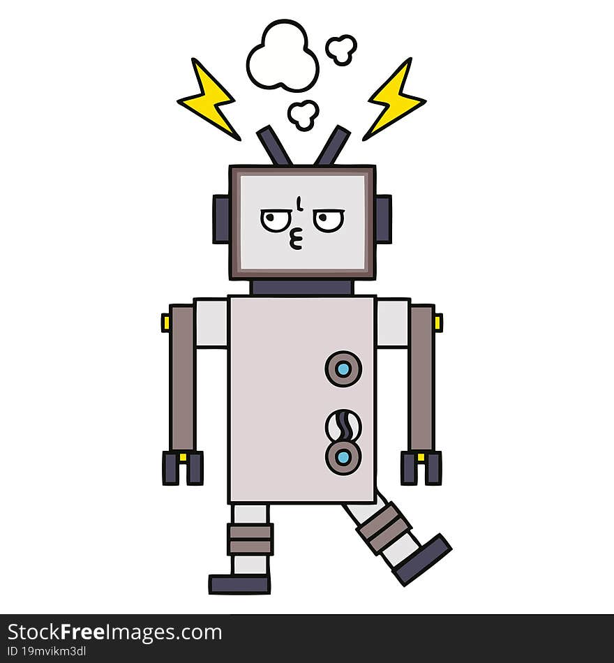 Cute Cartoon Robot