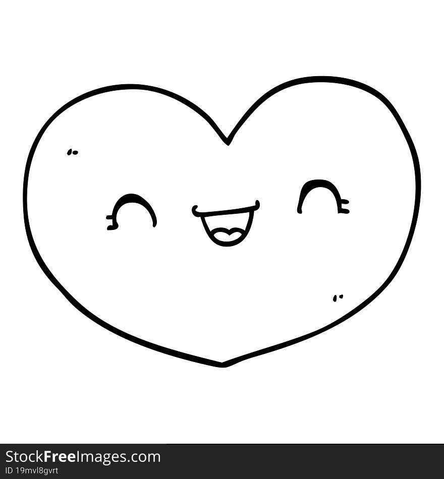 Cartoon Love Heart