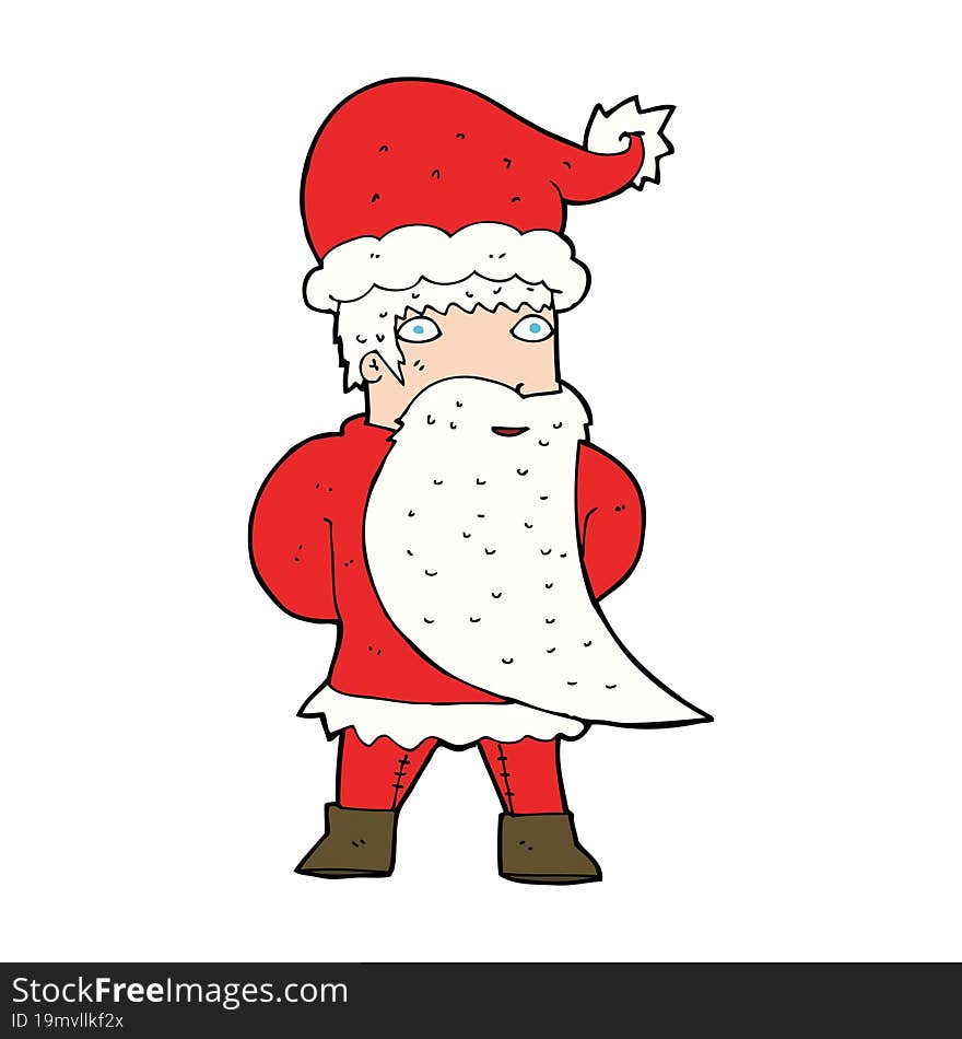 Cartoon Santa Claus