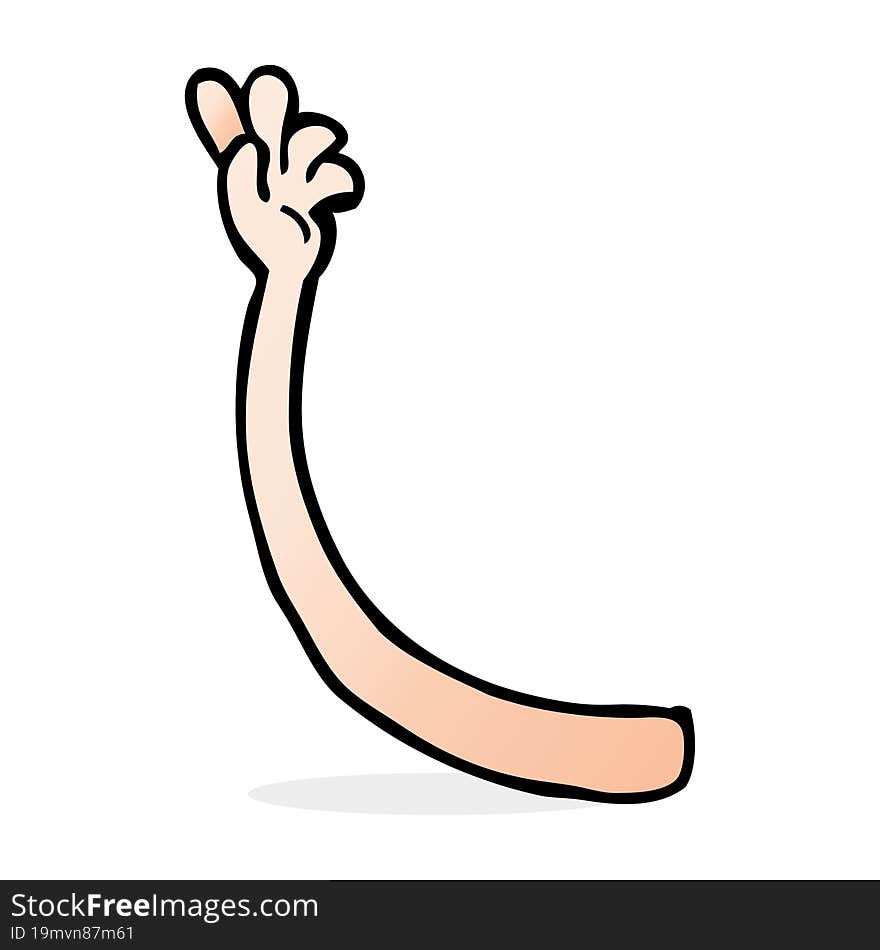 Cartoon Arm Gesture