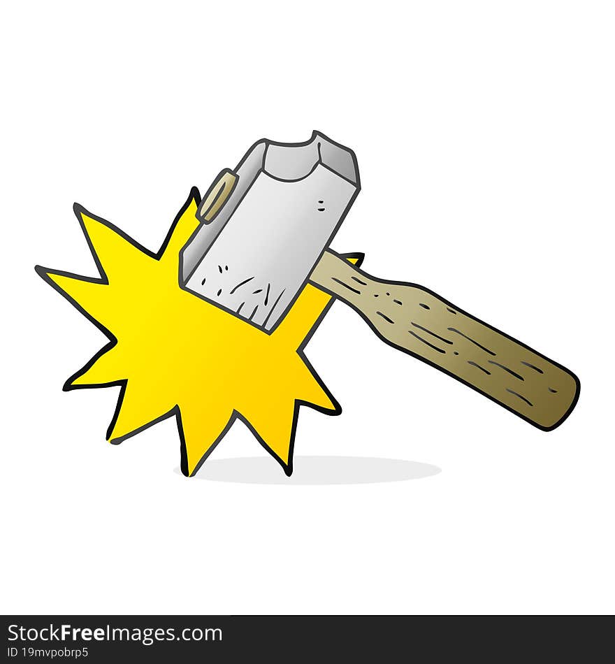 cartoon mallet