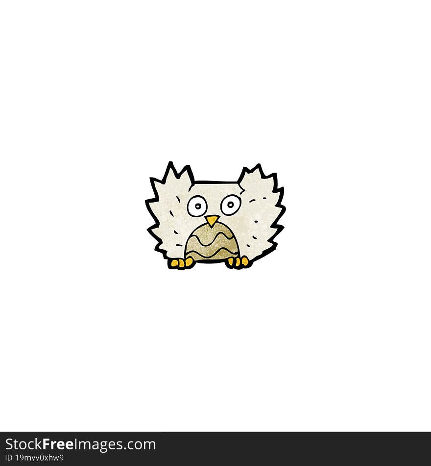 cartoon little owl