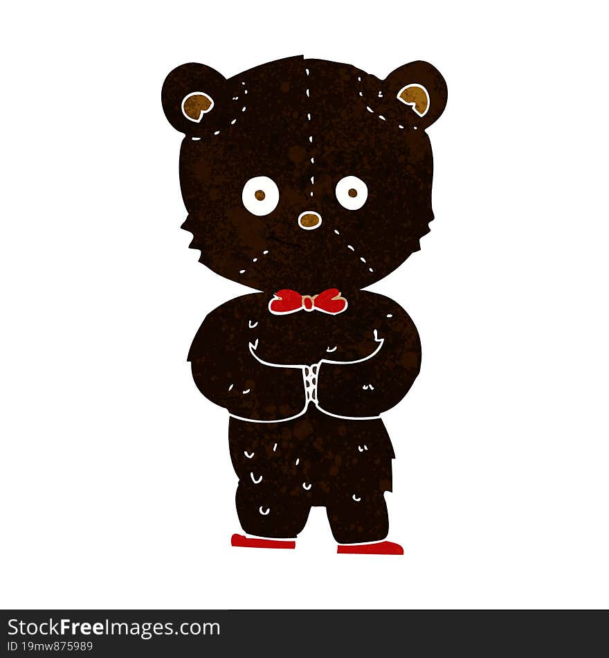 cartoon cute little bear