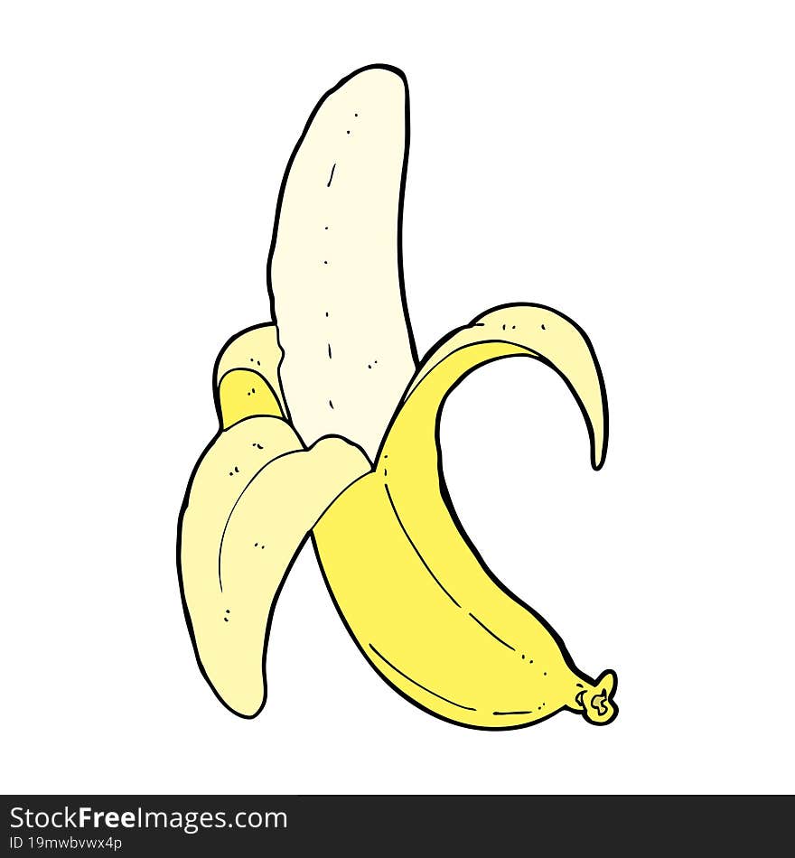 cartoon banana