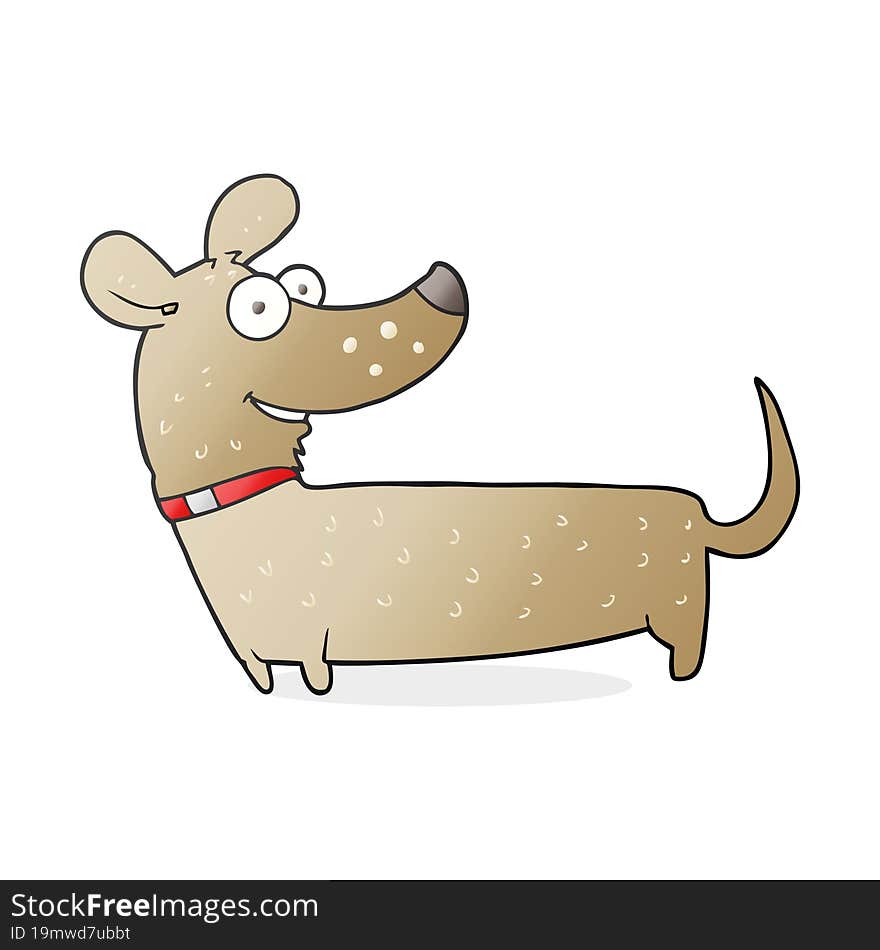 Cartoon Happy Dog