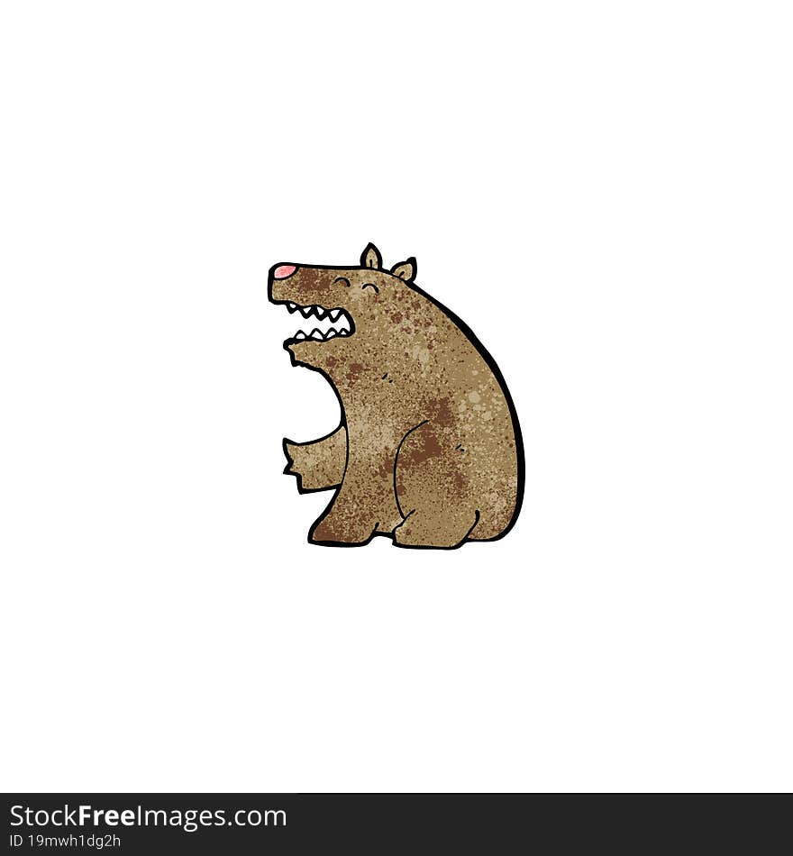 cartoon bear