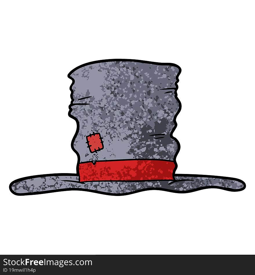 old top hat cartoon. old top hat cartoon