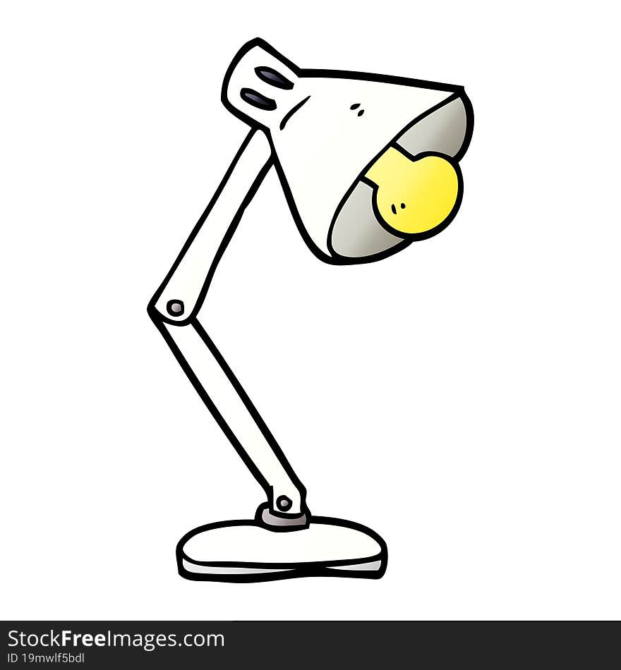 Cartoon Doodle Office Lamp