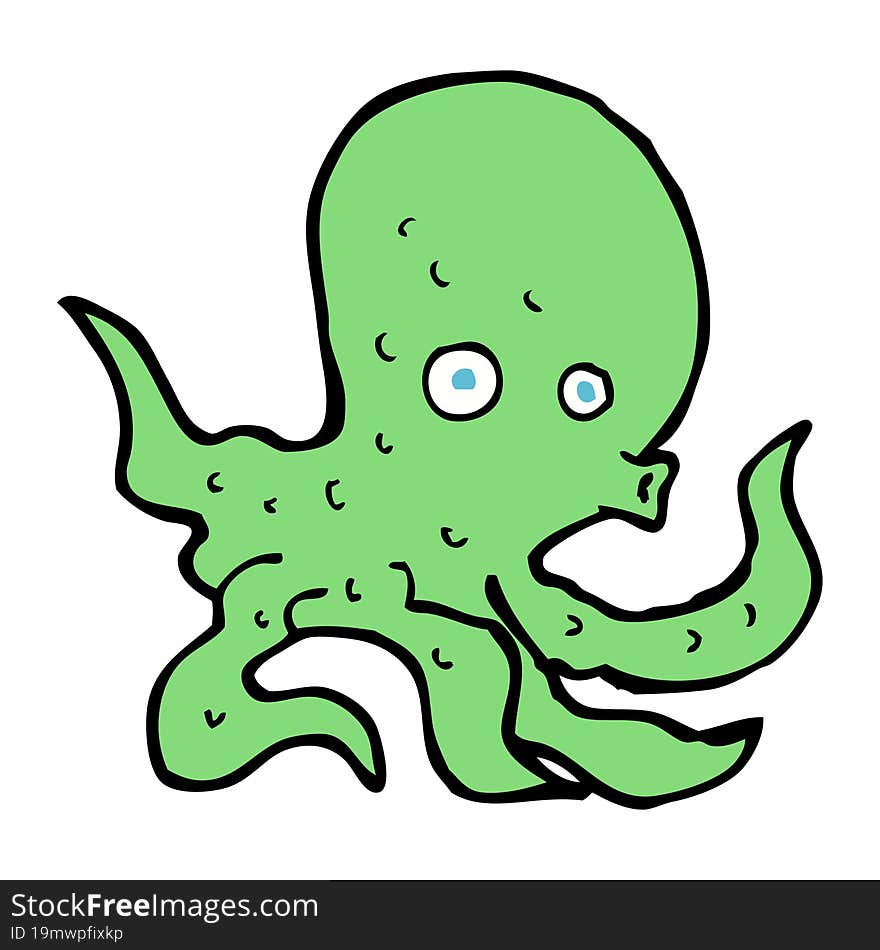 Cartoon Octopus