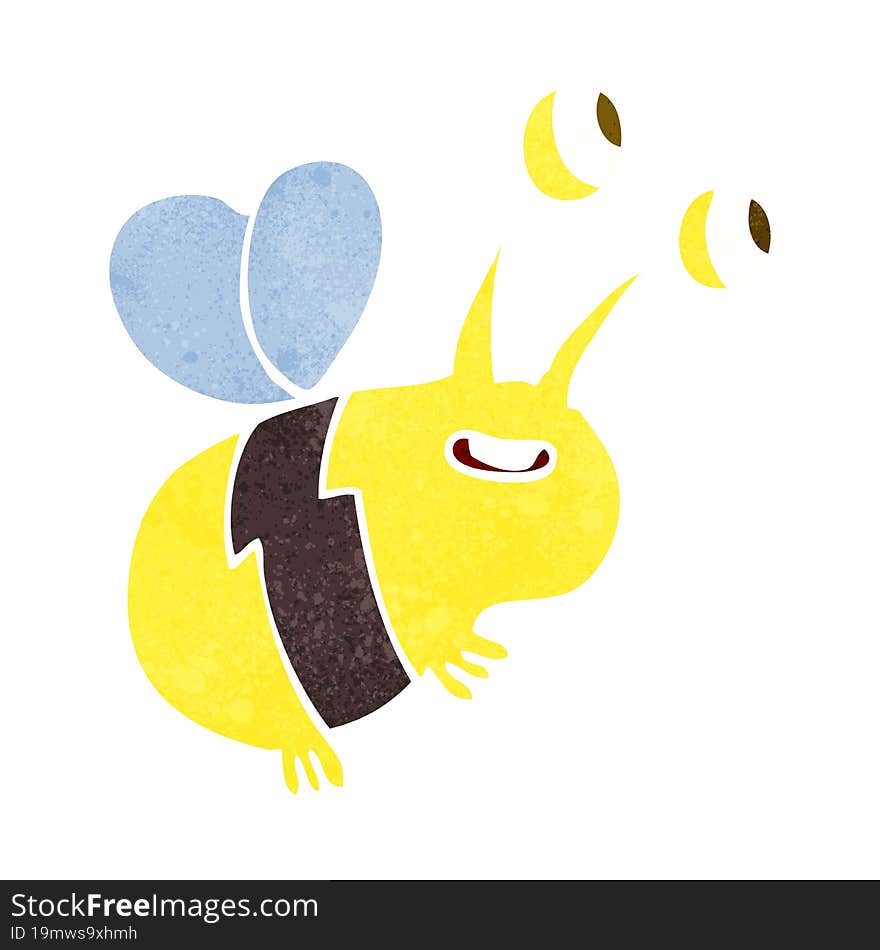 Cartoon Happy Bee