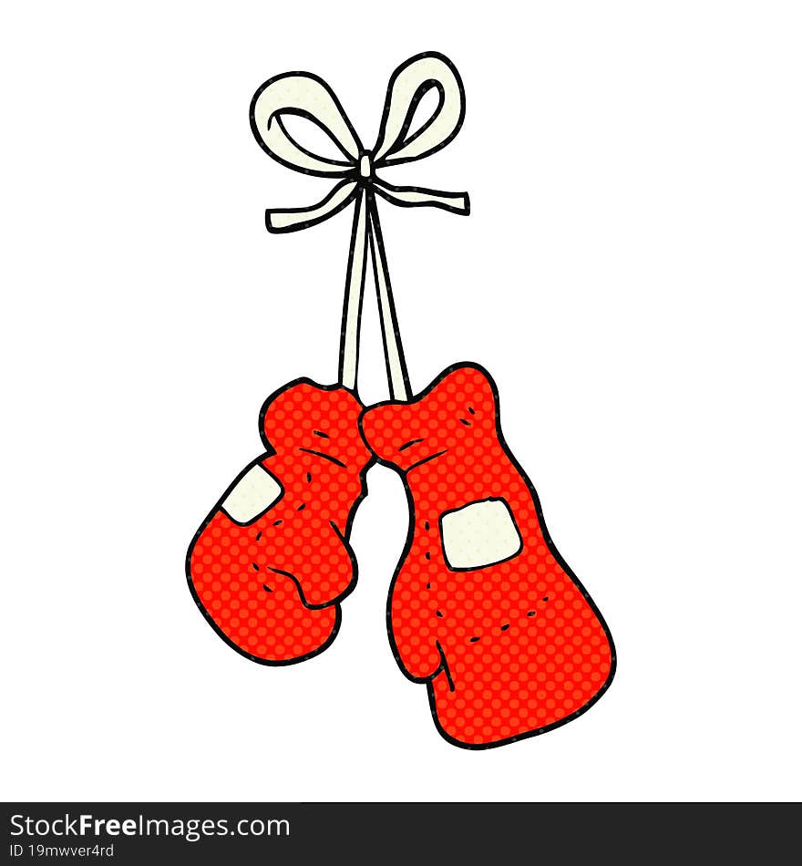 cartoon boxing gloves