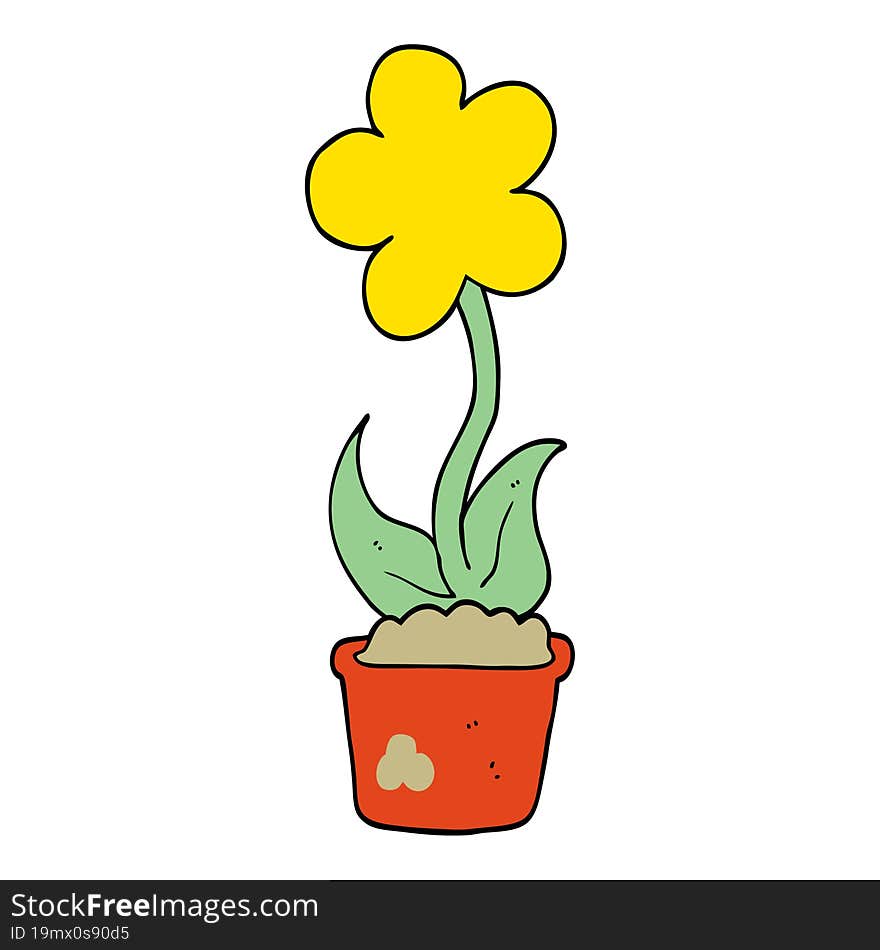 Cute Cartoon Flower