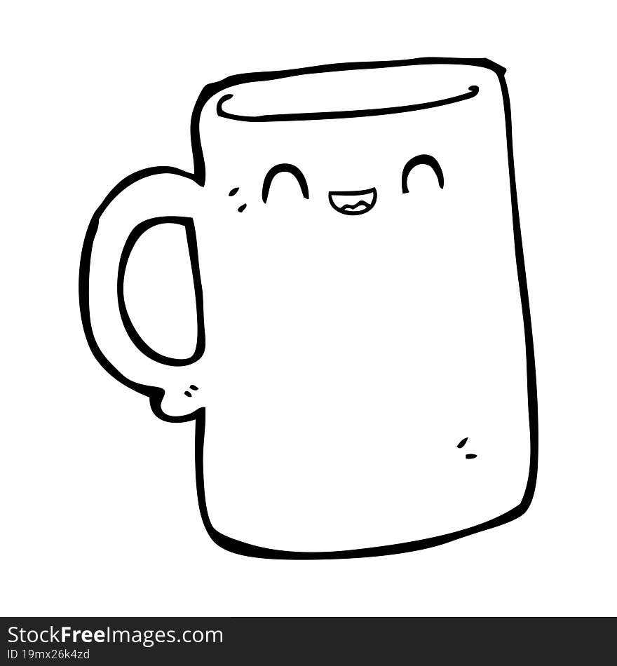 cartoon mug